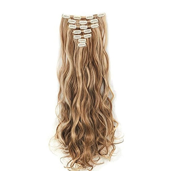 Accessories Blonde Highlights Clip In Extensions Poshmark